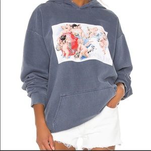 Denim Hoodie in Denim